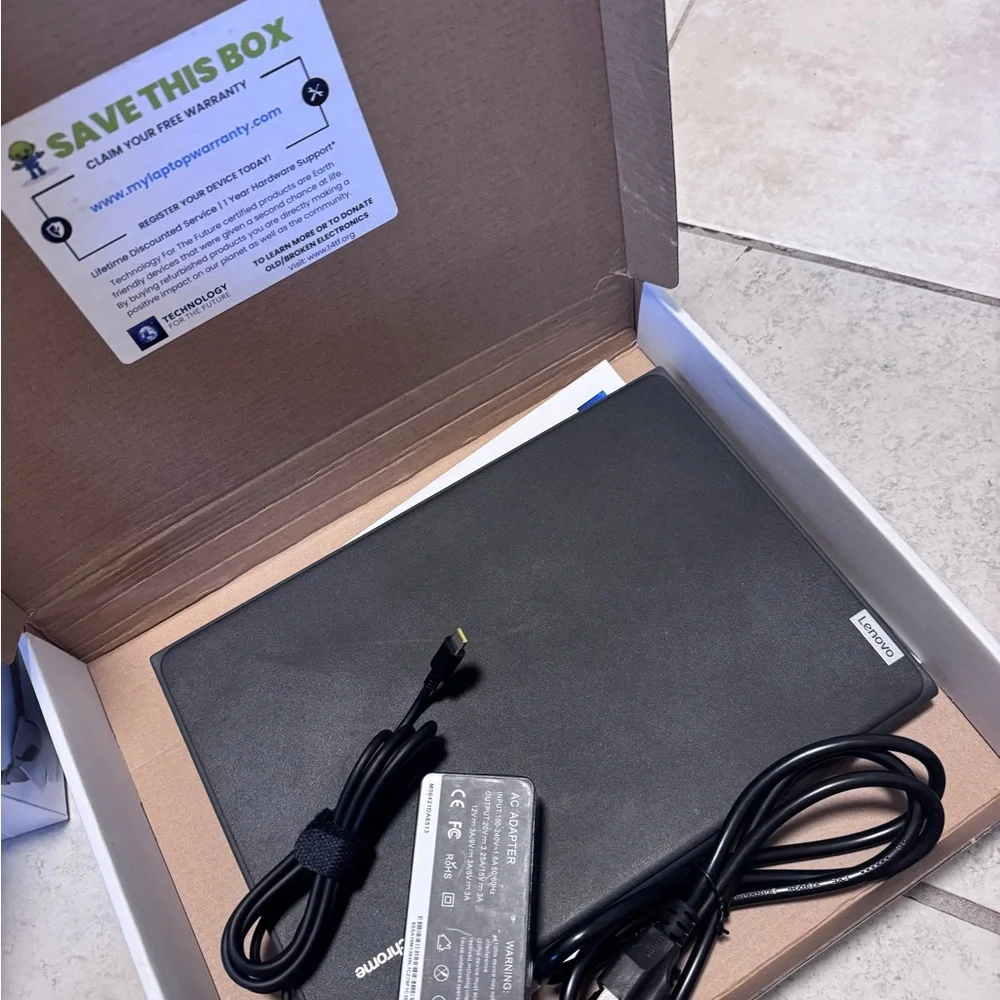 Lenovo Black Chrome Book